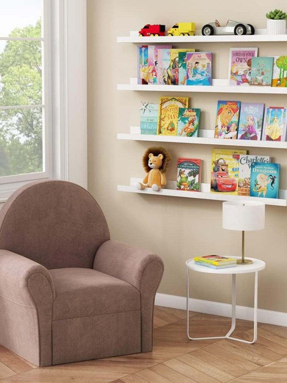 36 Inch Floating Shelves for Wall 4-Pack, Large Nursery Book Shelves Bookshelf f - Picture 2 of 7